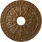 Ekena Millwork Warsaw Ceiling Medallion (Canopies up to 3 1/2"), 18"OD x 3 1/2"ID x 1 3/8"P, Smokey Topaz Crackle CM18WASTC - alternate 1